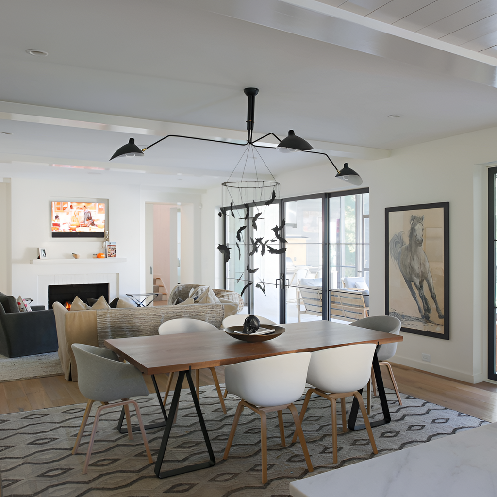 Moderne Lysekrone Med Flere Arme - Justerbar Belysning