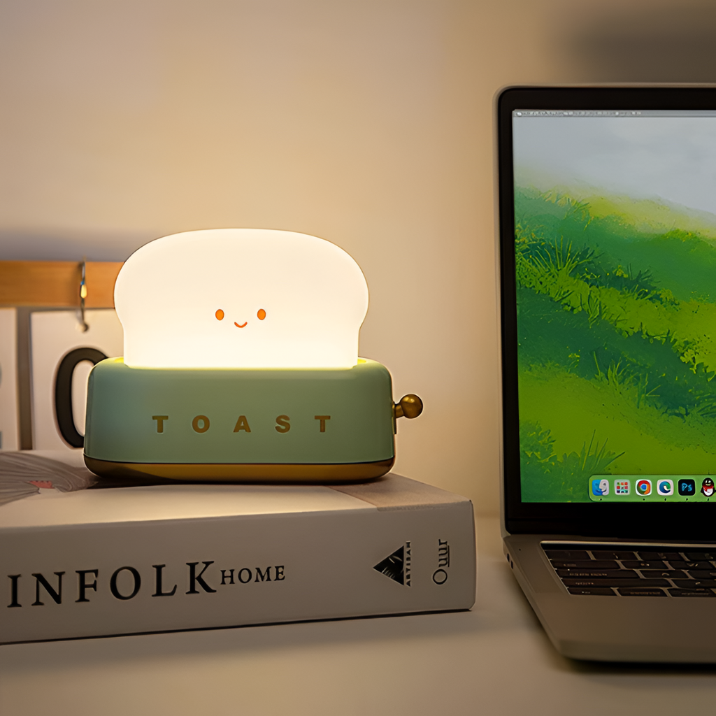 Genopladelig Minimalistisk Brødristerlampe - Dæmpbar