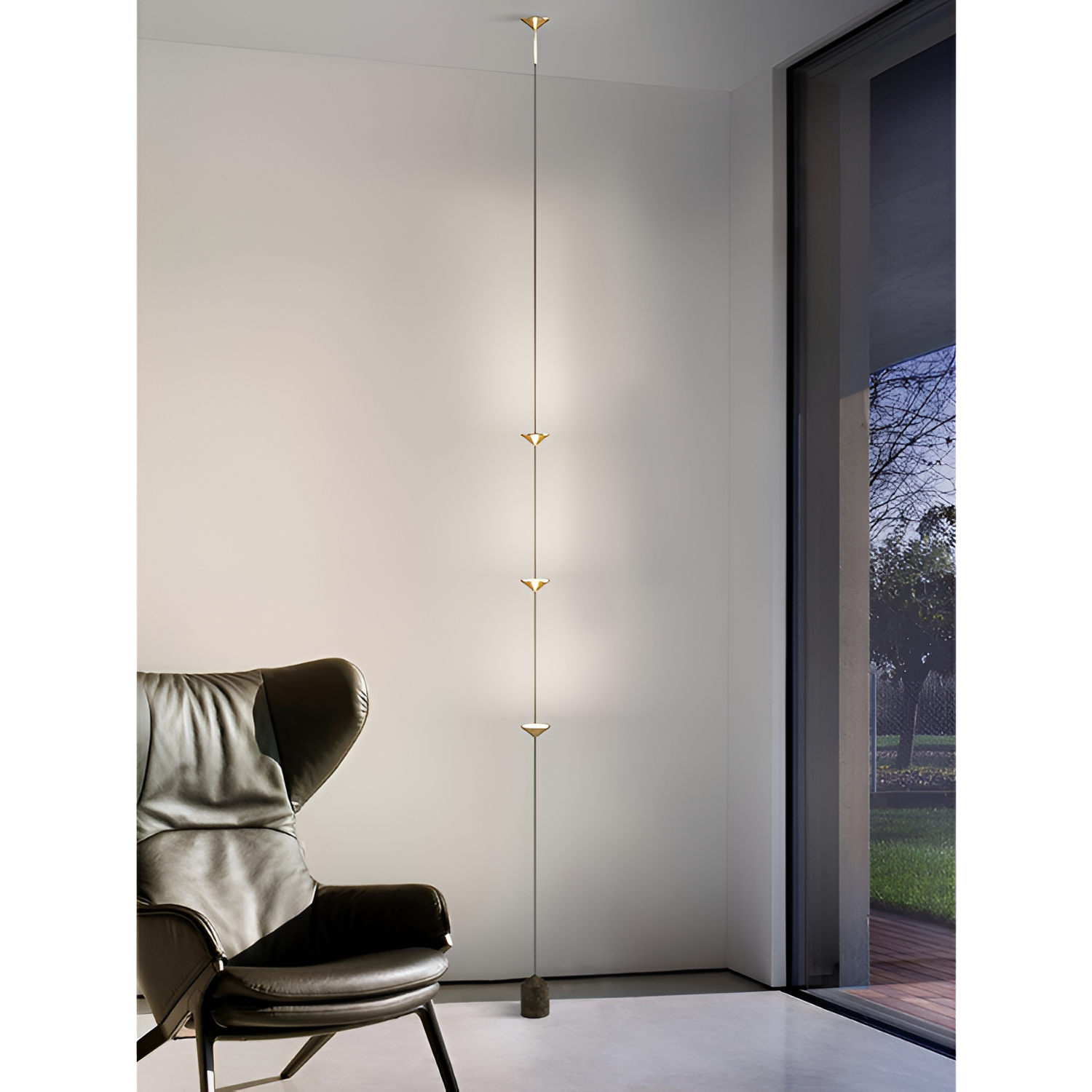 Minimalistisk Soreluna Gulvlampe - Justerbar