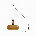 Retro Blankt Pendellampe - Dansk Vintage Stil