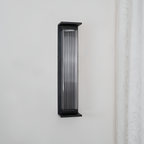 Rillet Lineær Solenergi Væglampe - Minimalistisk