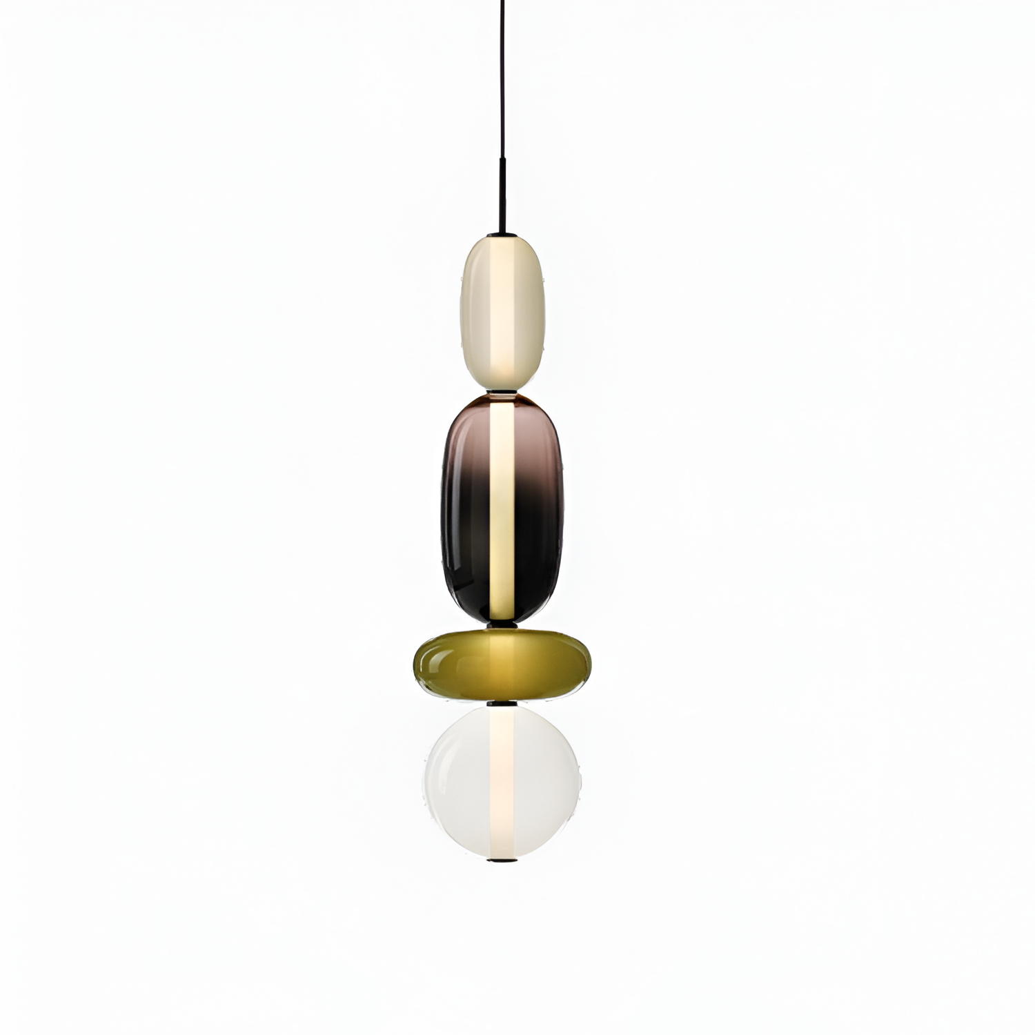 Sukkerglas Moderne Pendel - Dekorativ