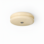 Blanke Loftlampe med Etager - Rundet