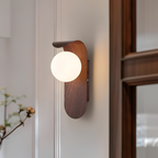 Minimalistisk buet væglampe – Art Deco-stil