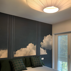 Plisseret Minimalistisk Loftlampe - Dæmpbar