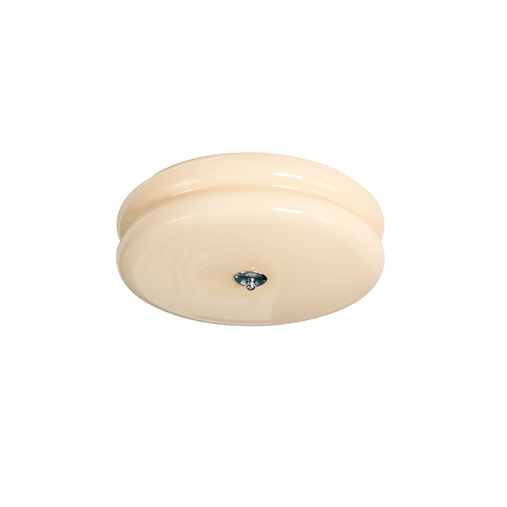 Blanke Loftlampe med Etager - Rundet