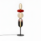 Stablet Geometrisk Glasgulvlampe - Moderne