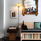 Plisseret Bølget Gulvlampe - Minimalistisk