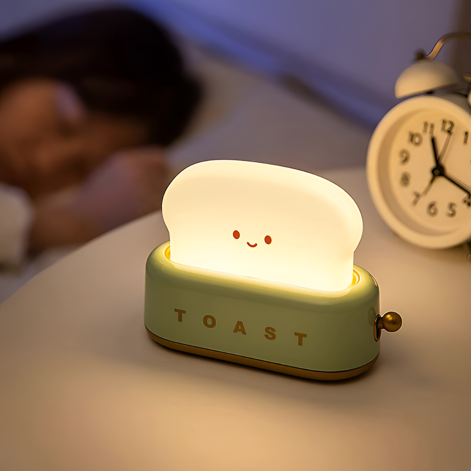 Genopladelig Minimalistisk Brødristerlampe - Dæmpbar