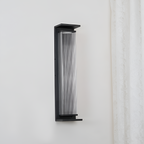 Rillet Lineær Solenergi Væglampe - Minimalistisk