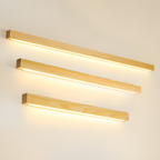Lineær Træ Geometrisk Væglampe - Minimalistisk