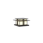 Zen-stil Solcellelampe til Søjle - Minimalistisk