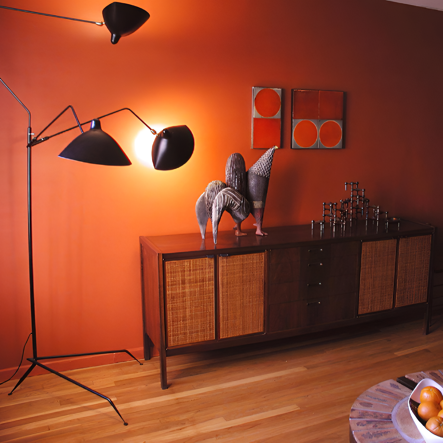 Industriel Minimalistisk Gulvlampe - Justerbar