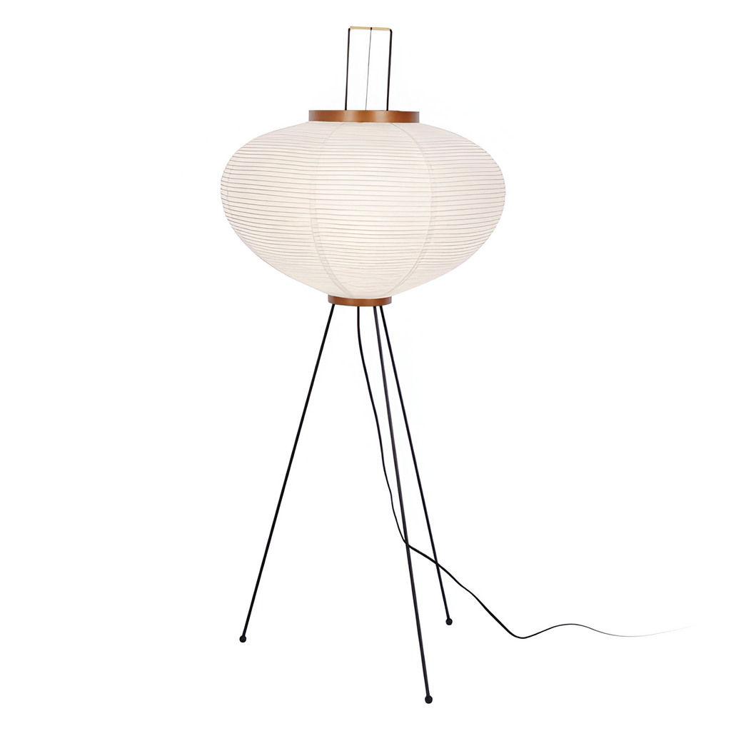 Geometrisk Papirlampe i Washi - Minimalistisk