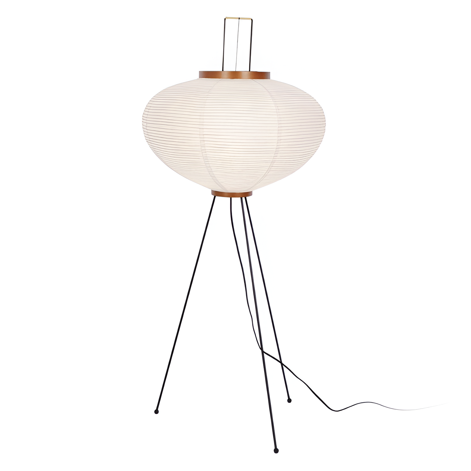 Geometrisk Papirlampe i Washi - Minimalistisk