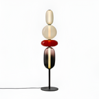 Stablet Geometrisk Glasgulvlampe - Moderne