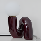 Moderne Skulpturel Bordlampe -  Minimalistisk