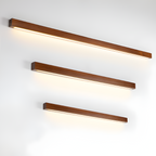 Lineær Træ Geometrisk Væglampe - Minimalistisk