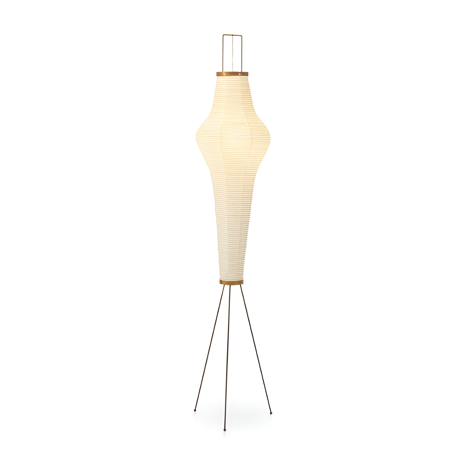 Geometrisk Papirlampe i Washi - Minimalistisk