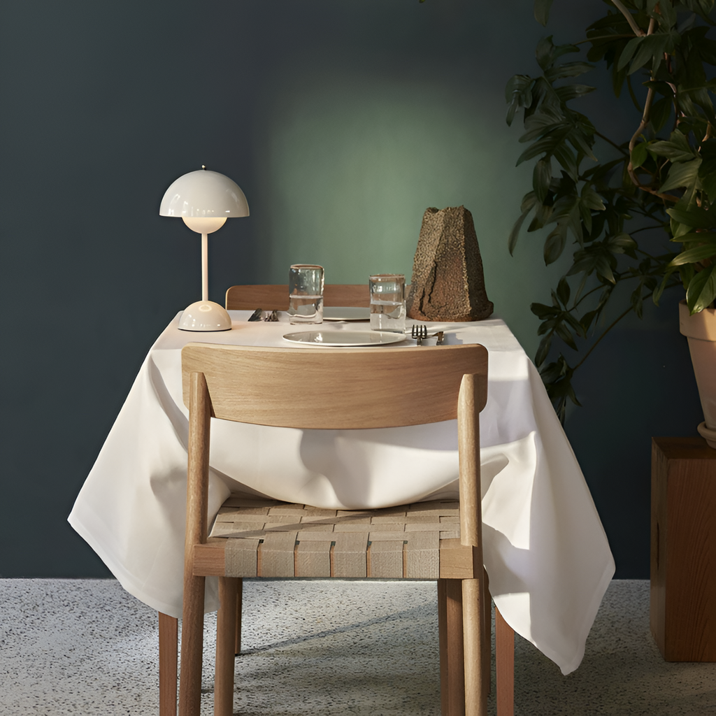 Minimalistisk Bærbar Bordlampe - Dæmpbar