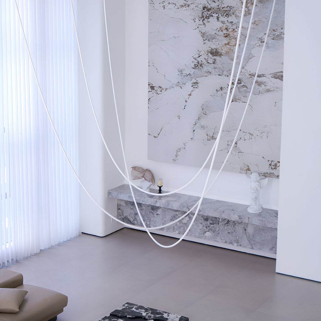 Minimalistisk Modulær Loop Lysekrone - Justerbar