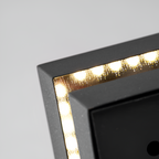 Tekstureret Finish Solcellelampe til Søjle - Minimalistisk