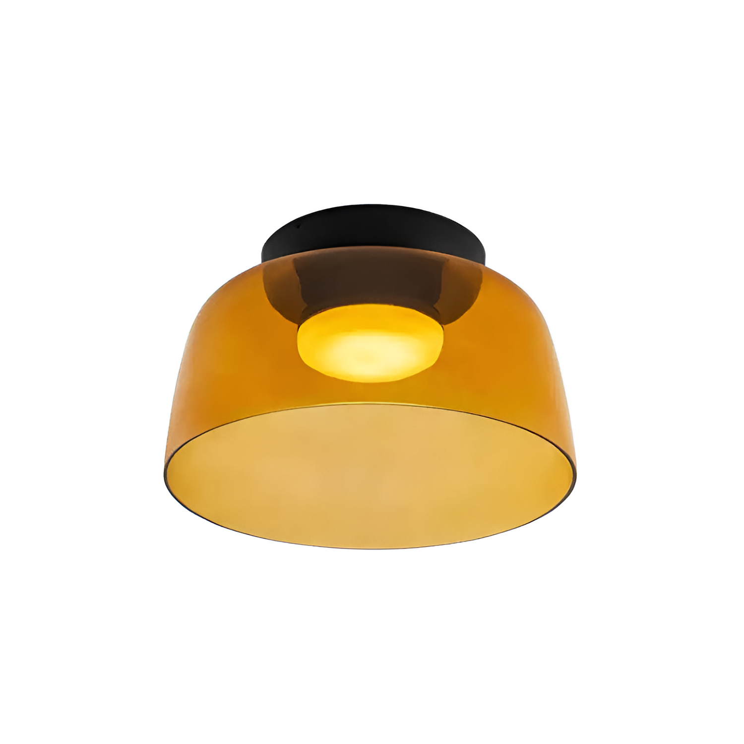 Flerlaget Transparent Glasloftlampe - Minimalistisk