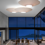 Plisseret Minimalistisk Loftlampe - Dæmpbar