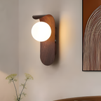 Minimalistisk buet væglampe – Art Deco-stil