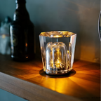 Facetsleben Krystalbordlampe - Ledningsfri Dæmpbar