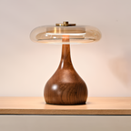 Mid-Century Mushroom Bordlampe - Dæmpbar