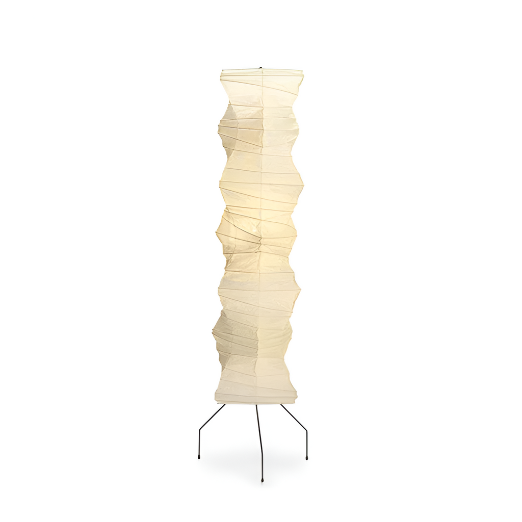 Geometrisk Papirlampe i Washi - Minimalistisk