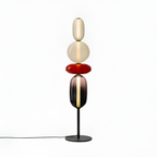 Stablet Geometrisk Glasgulvlampe - Moderne