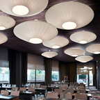 Plisseret Minimalistisk Loftlampe - Dæmpbar