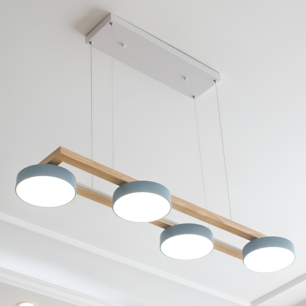 Nordisk Lineær Lysekrone - Minimalistisk