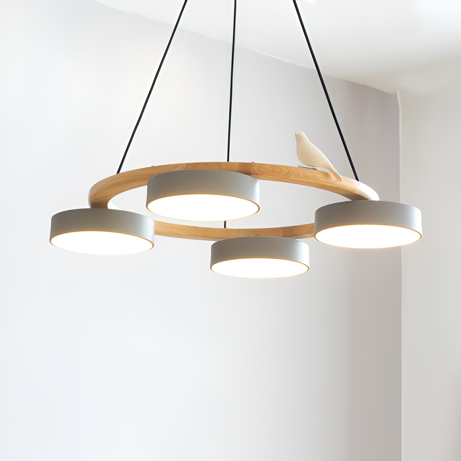 Naturtræ Nordisk Fuglelysekrone - Minimalistisk