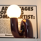 Moderne Skulpturel Bordlampe -  Minimalistisk