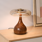 Mid-Century Mushroom Bordlampe - Dæmpbar