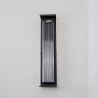 Rillet Lineær Solenergi Væglampe - Minimalistisk