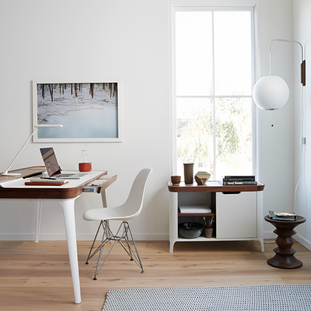 Svingarm Rillet Væglampe - Minimalistisk