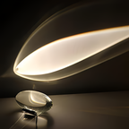 Oval Glasprojektion Projektor - Dekorativ Accent