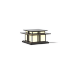 Zen-stil Solcellelampe til Søjle - Minimalistisk