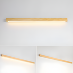 Lineær Træ Geometrisk Væglampe - Minimalistisk