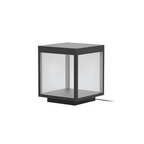 Geometrisk Solcellelampe til Udendørsbrug - Minimalistisk