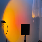 Sunset Projektionsgulvlampe - Gylden Time Stemningsbelysning