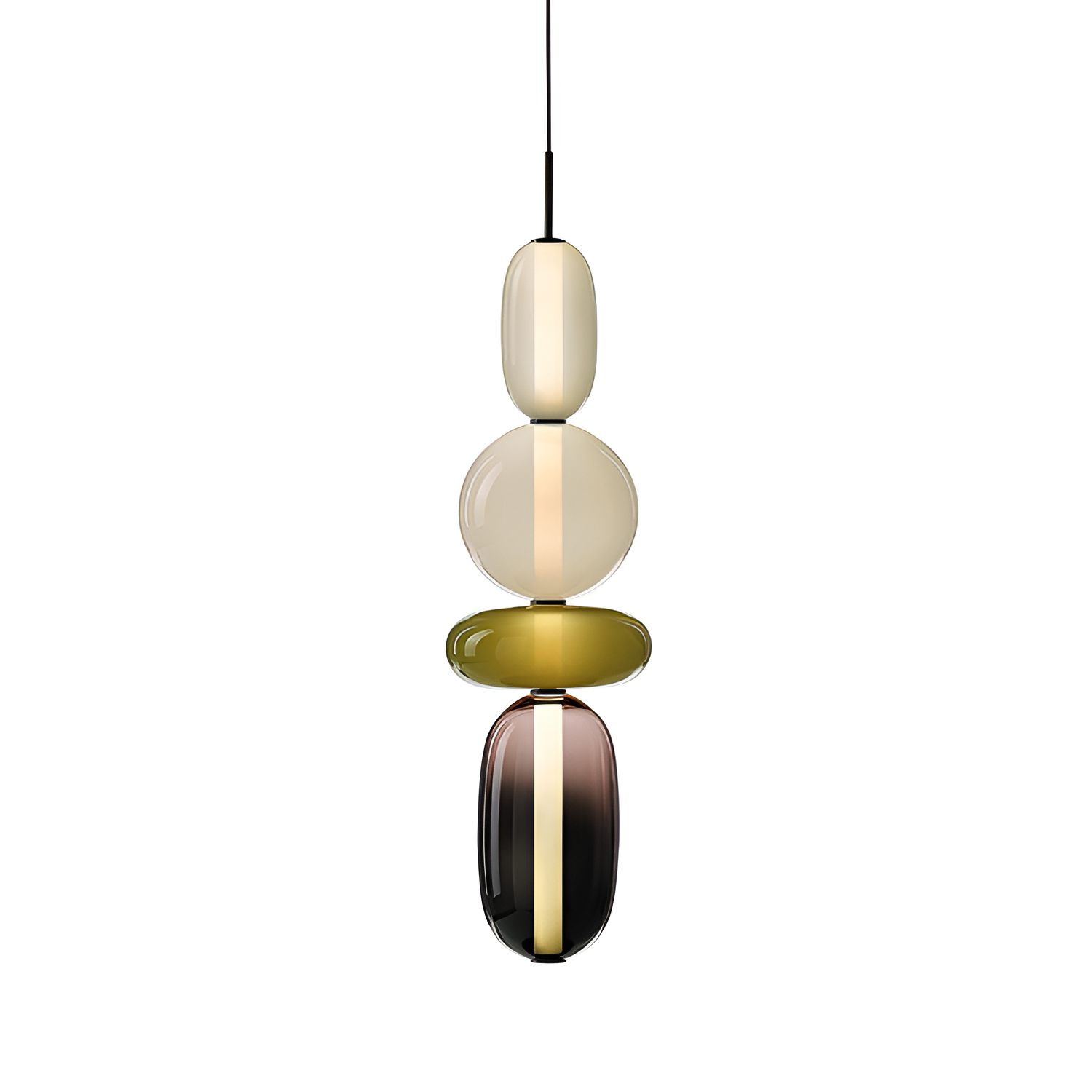 Sukkerglas Moderne Pendel - Dekorativ
