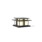 Zen-stil Solcellelampe til Søjle - Minimalistisk