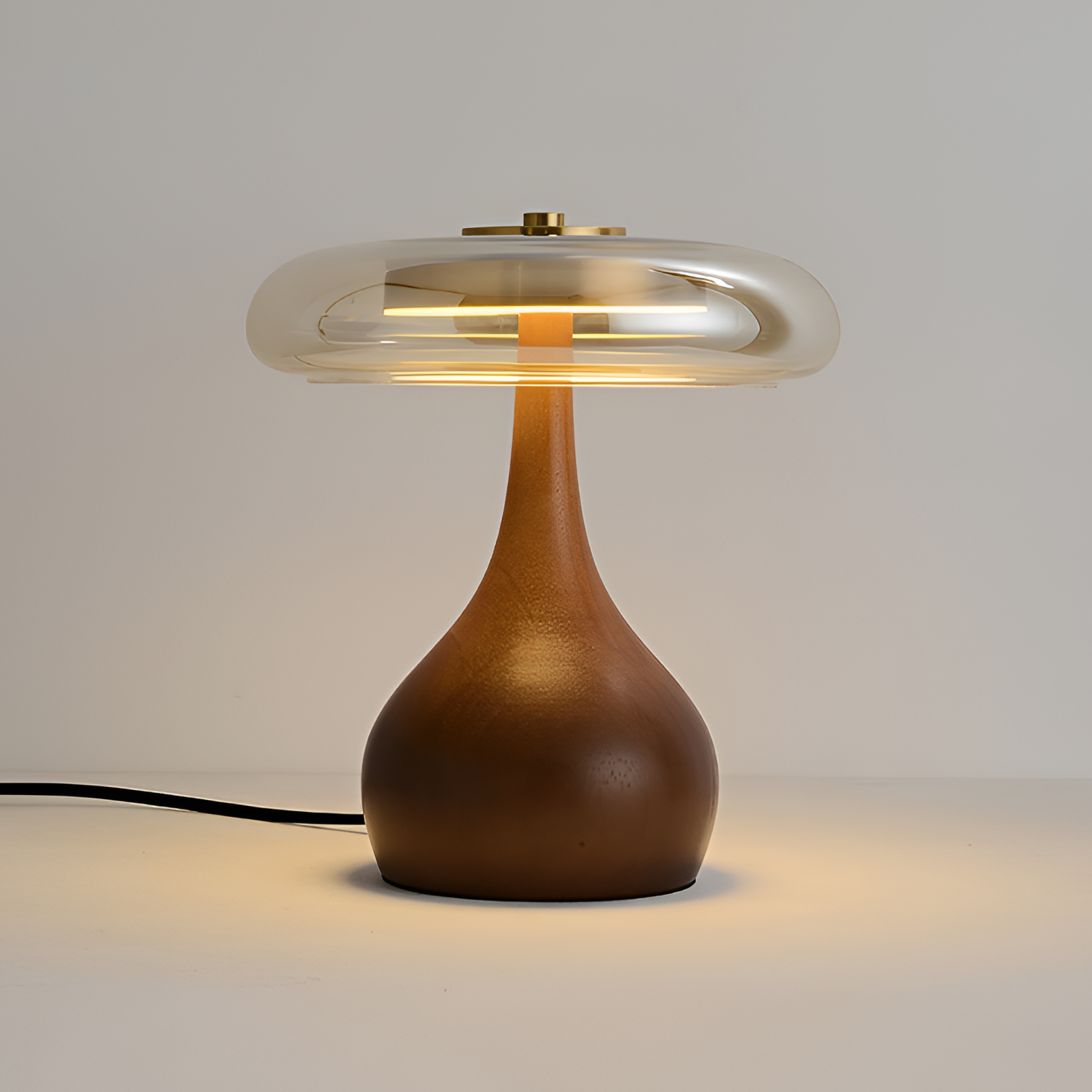Mid-Century Mushroom Bordlampe - Dæmpbar
