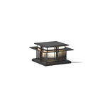 Zen-stil Solcellelampe til Søjle - Minimalistisk