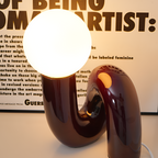 Moderne Skulpturel Bordlampe -  Minimalistisk